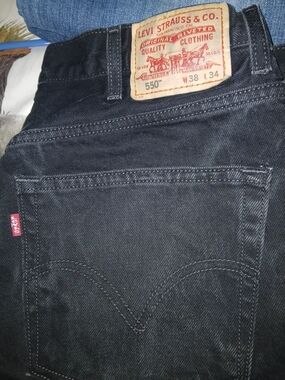 Levi's 550 Men's Black   Jeans